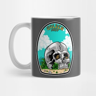 Skull stone and the golden coin Mug